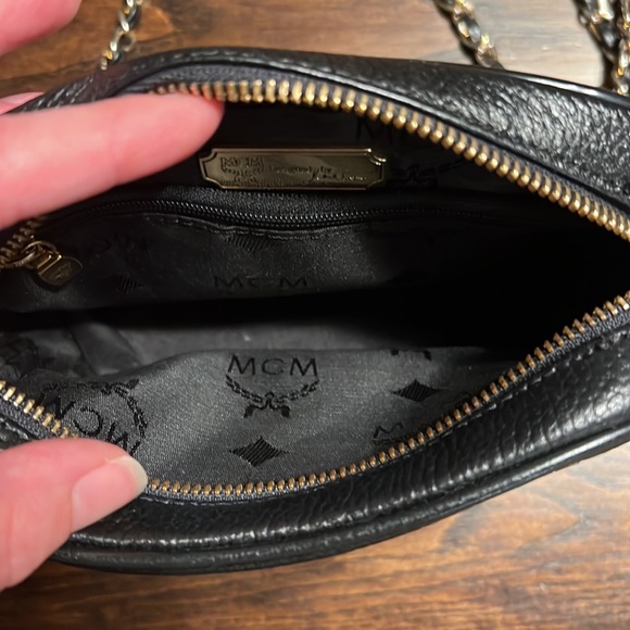 MCM Black Leather Bag - Picture 6 of 13